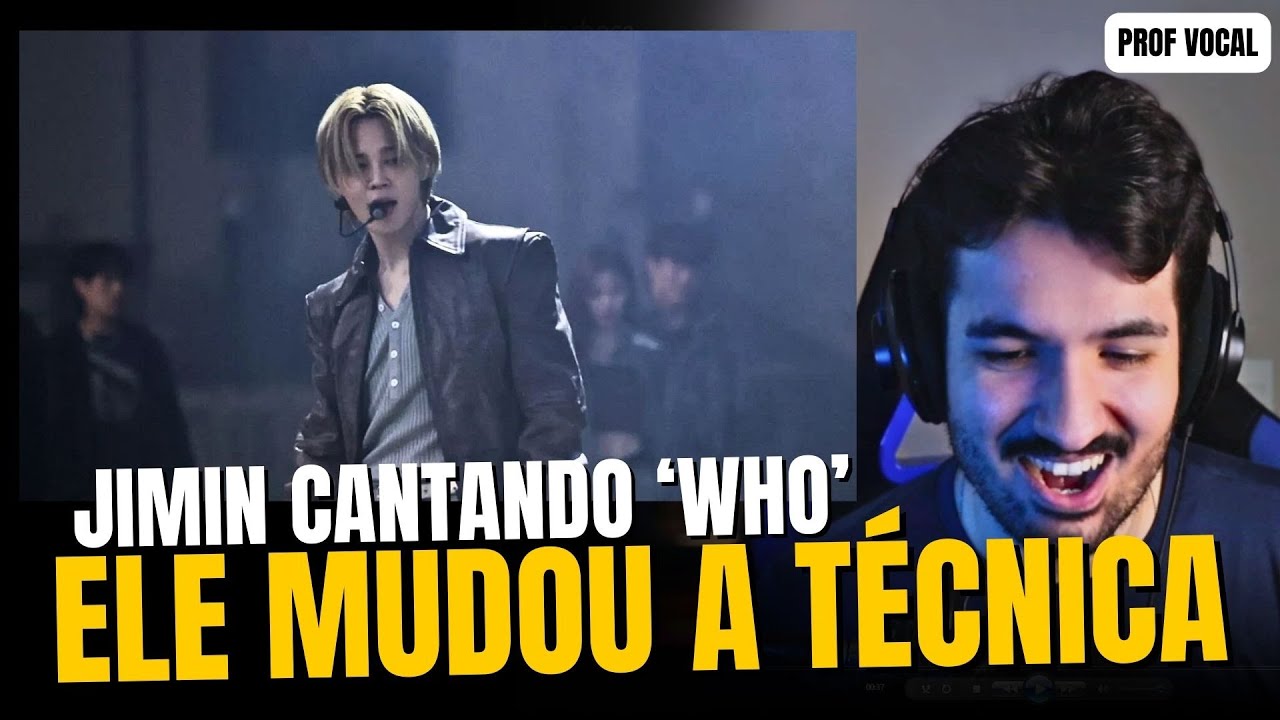 JIMIN ESTÁ MUDANDO A FORMA DE CANTAR! (prof de canto analisa)