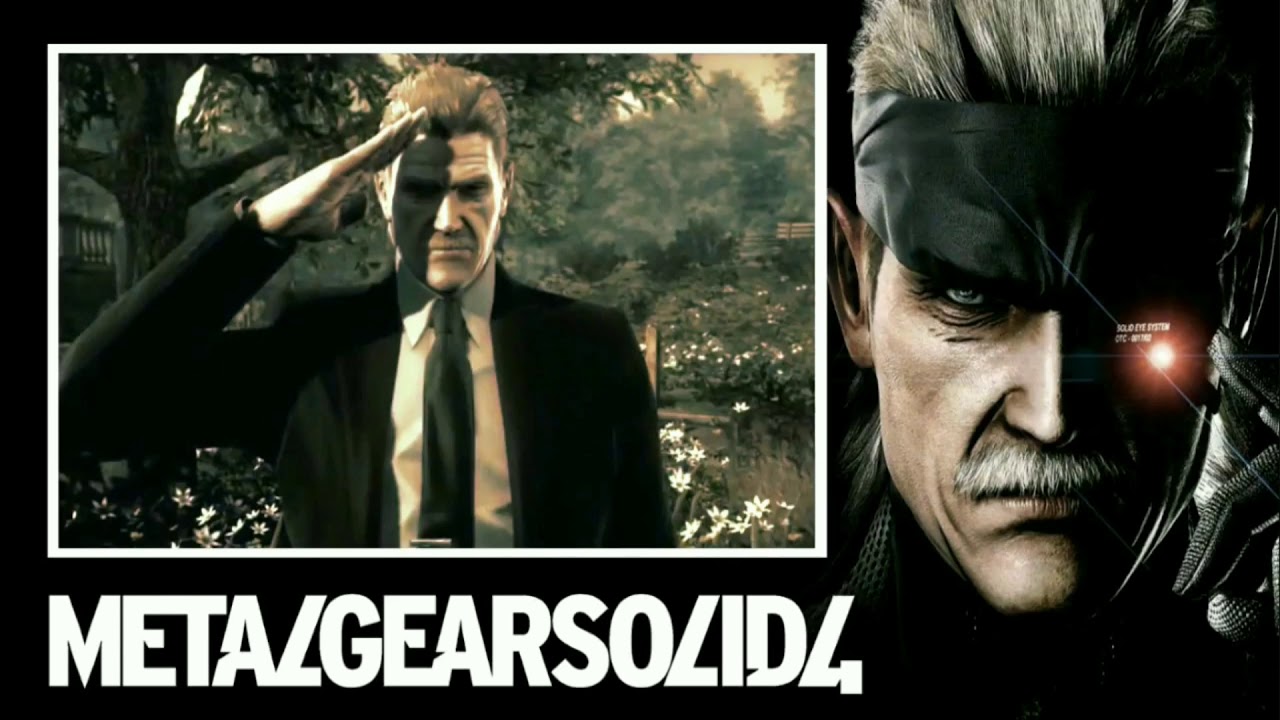 Metal Gear Solid 4 : Guns Of The Patriots,  Old Snake Theme (Guitar Only Mix)