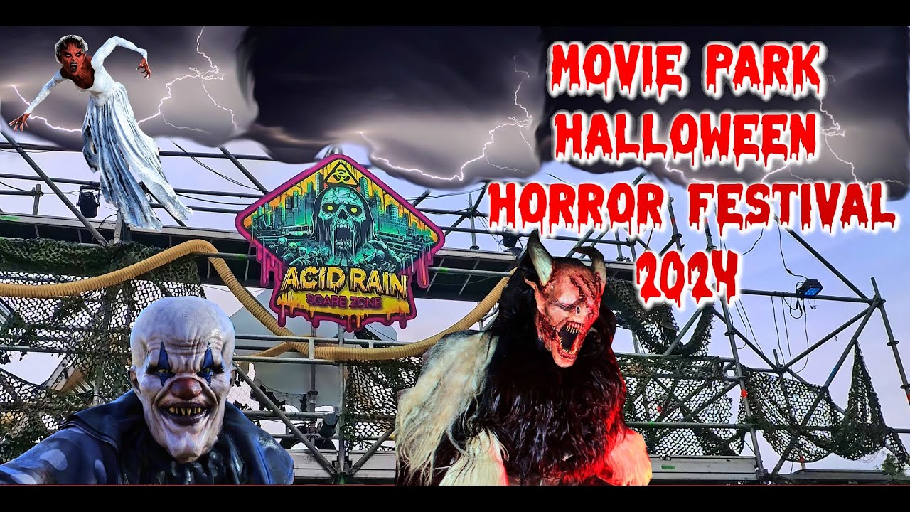 Movie Park Germany  Halloween 2024 Horror Fetstival , unsere Meinung zur neuen Maze A Quiet Place 👀