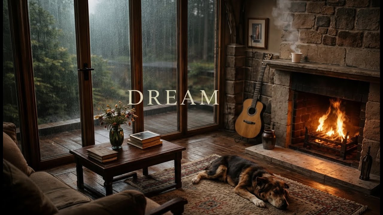 Healing Rain and Acoustic Guitar for Burnout Recovery & Deep Relaxation