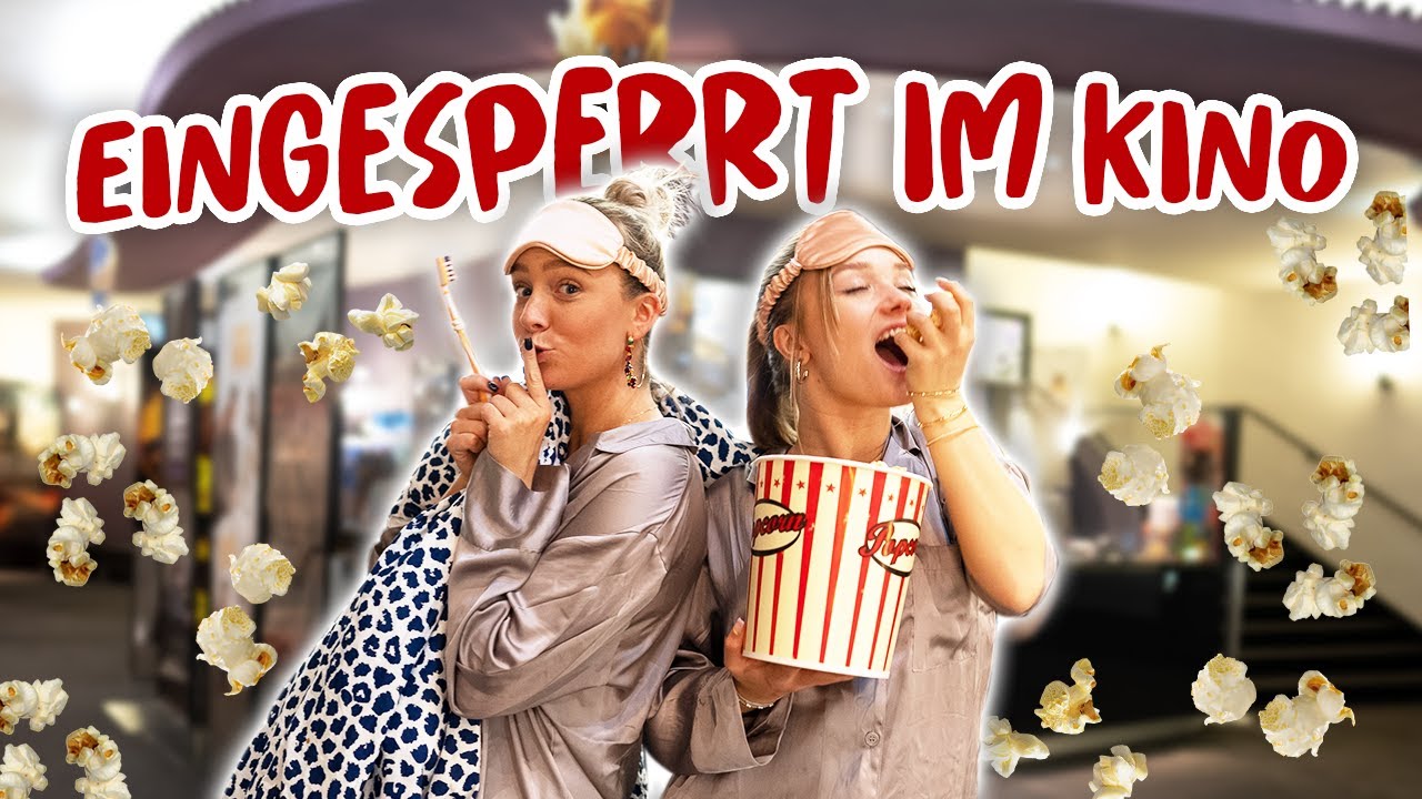 1 NACHT im KINO EINGESPERRT mit @Julia Beautx 😂🍿 |CARAMELLA