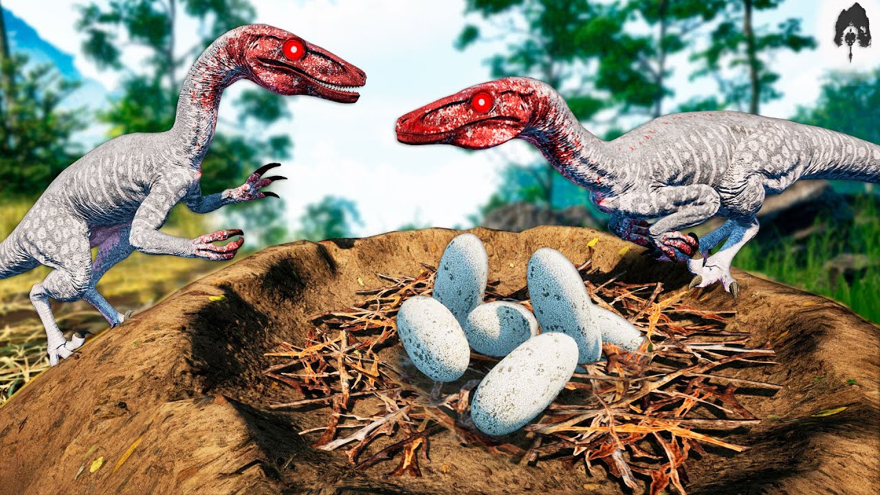 The Isle | SAINDO DO OVO: EXTINÇÃO DA FAMÍLIA CANIBAL! Troodon Albino e a Mãe Migram Para Viver!💔