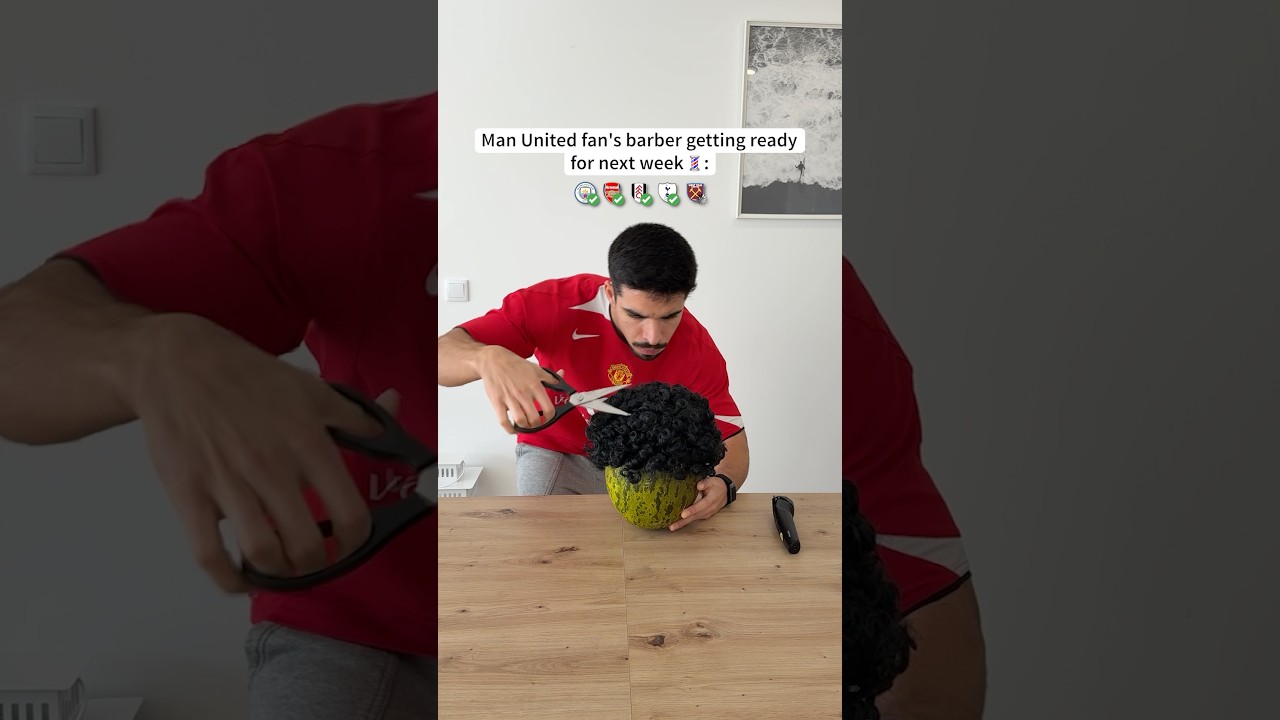 Man United Fan&rsquo;s Barber Is Ready 💈🔥
