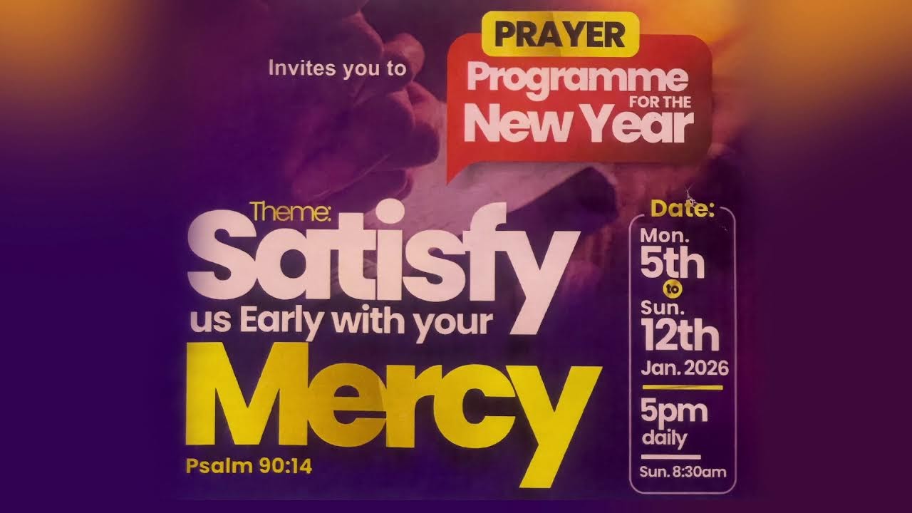 STATISFY US EARLY WITH YOUR MERCY || DAY 1 || PASTOR J.A. ADELANI