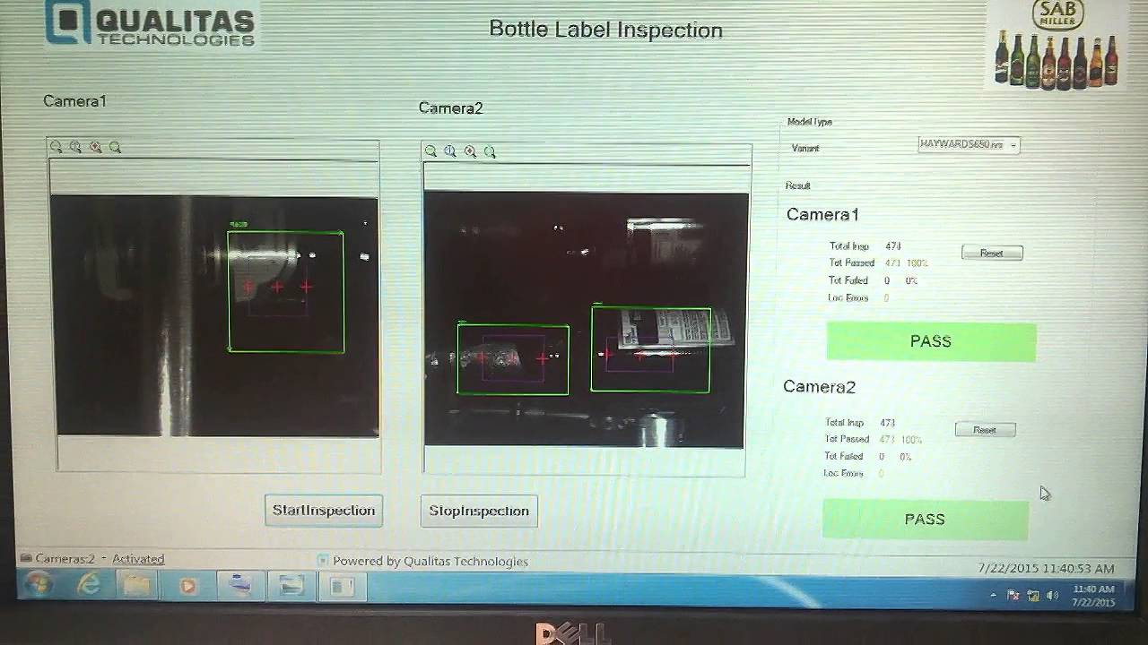 High Speed Label Inspection - Automation [Vision System]
