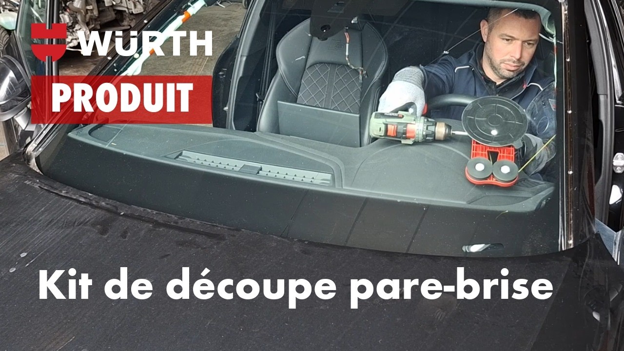 Comment découper rapidement un pare-brise seul ? - Würth