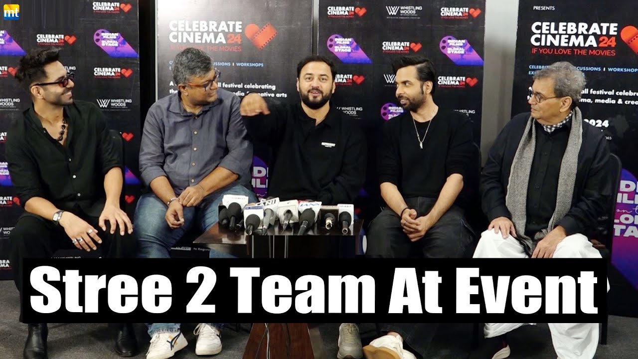 Shraddha Kapoor's STREE 2 Team at Subhash Ghai's Celebrate Cinema Event | Amar Kaushik