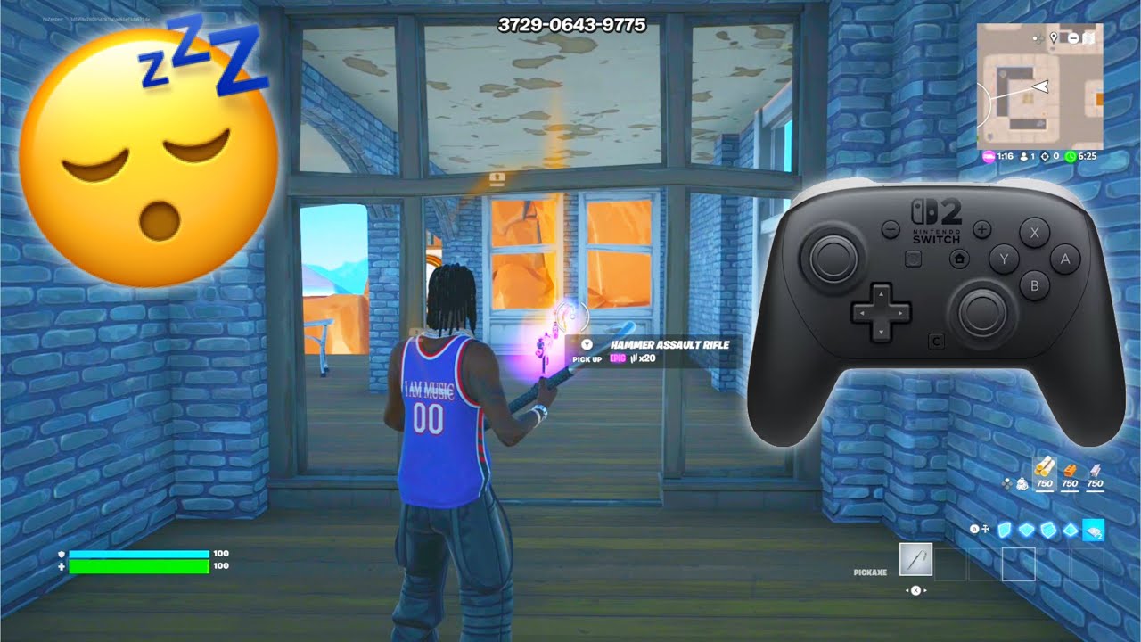 Nintendo Switch 2 Pro Controller ASMR 😴 (Fortnite Tilted Zone Wars Gameplay) (4K 60FPS)