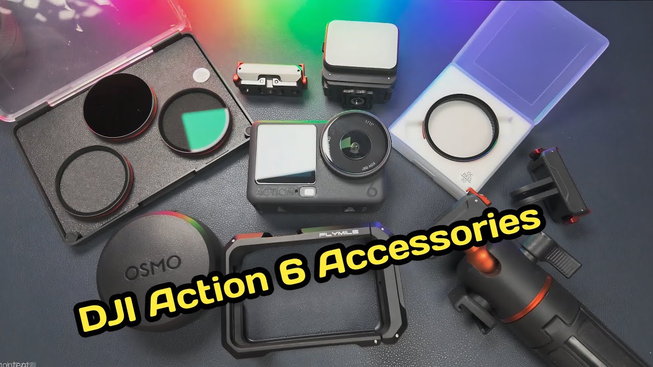 DJI Osmo Action 6 The Best Accessories & How To Use | Micro Lens, ND Filter, FOV Lens, Case, Gear!