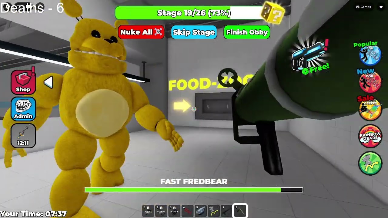 Season 4 Episode 10 - Hello Neighbor Vs Fast Freadbear prison run