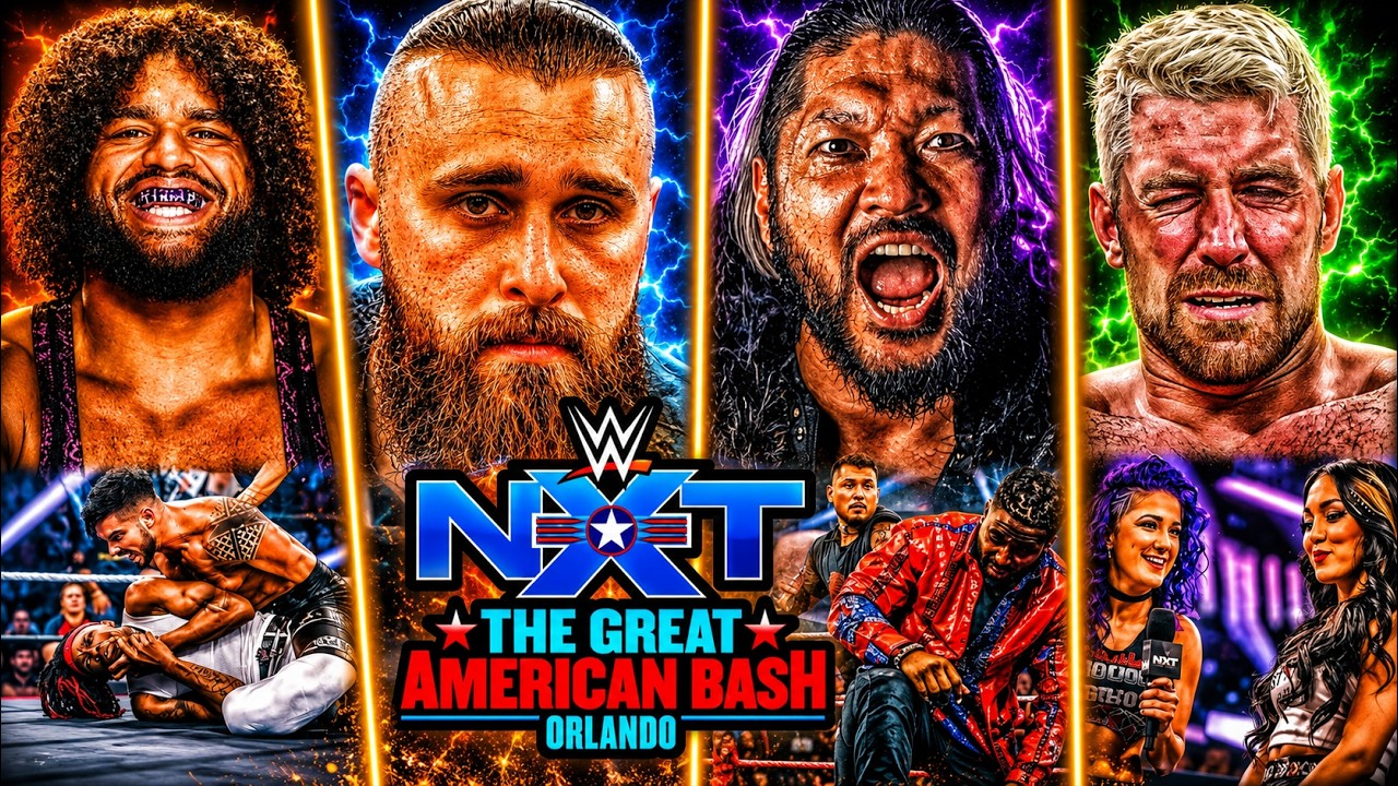 WWE NXT The Great American Bash 2026: Лучшие моменты &mdash; Лучшие моменты NXT The Great American Bash...
