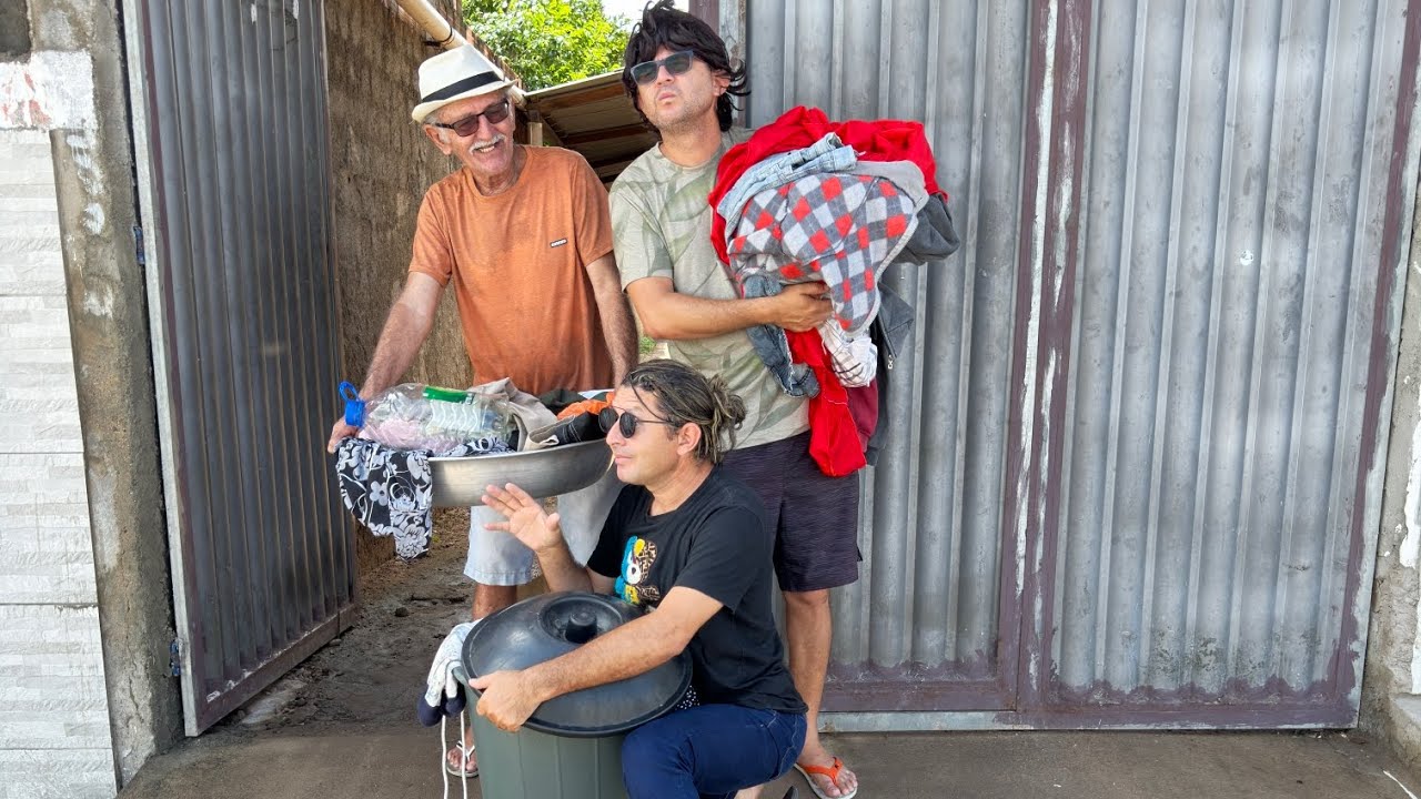 Quebrando A Máquina De Lavar Pra Fugir De Casa😂😂