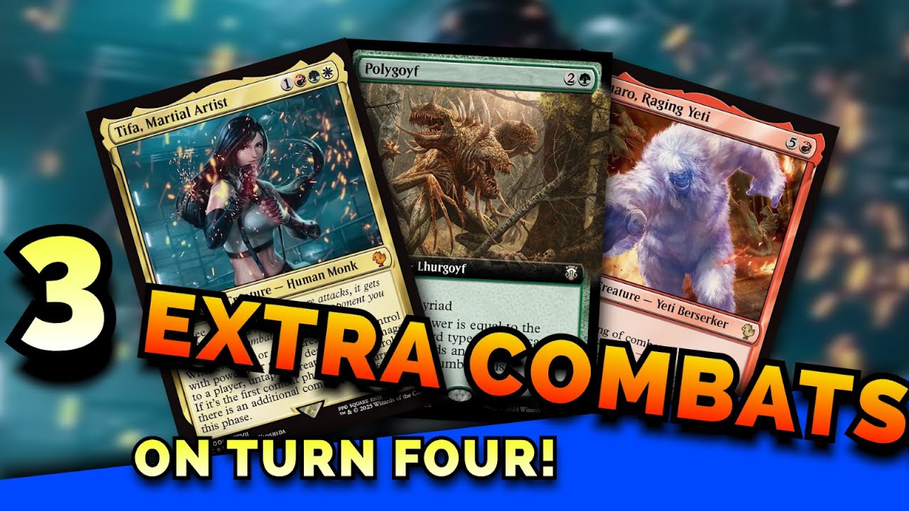 3 EXTRA COMBATS ON TURN FOUR | Tifa, Martial Artist Deck Tech
