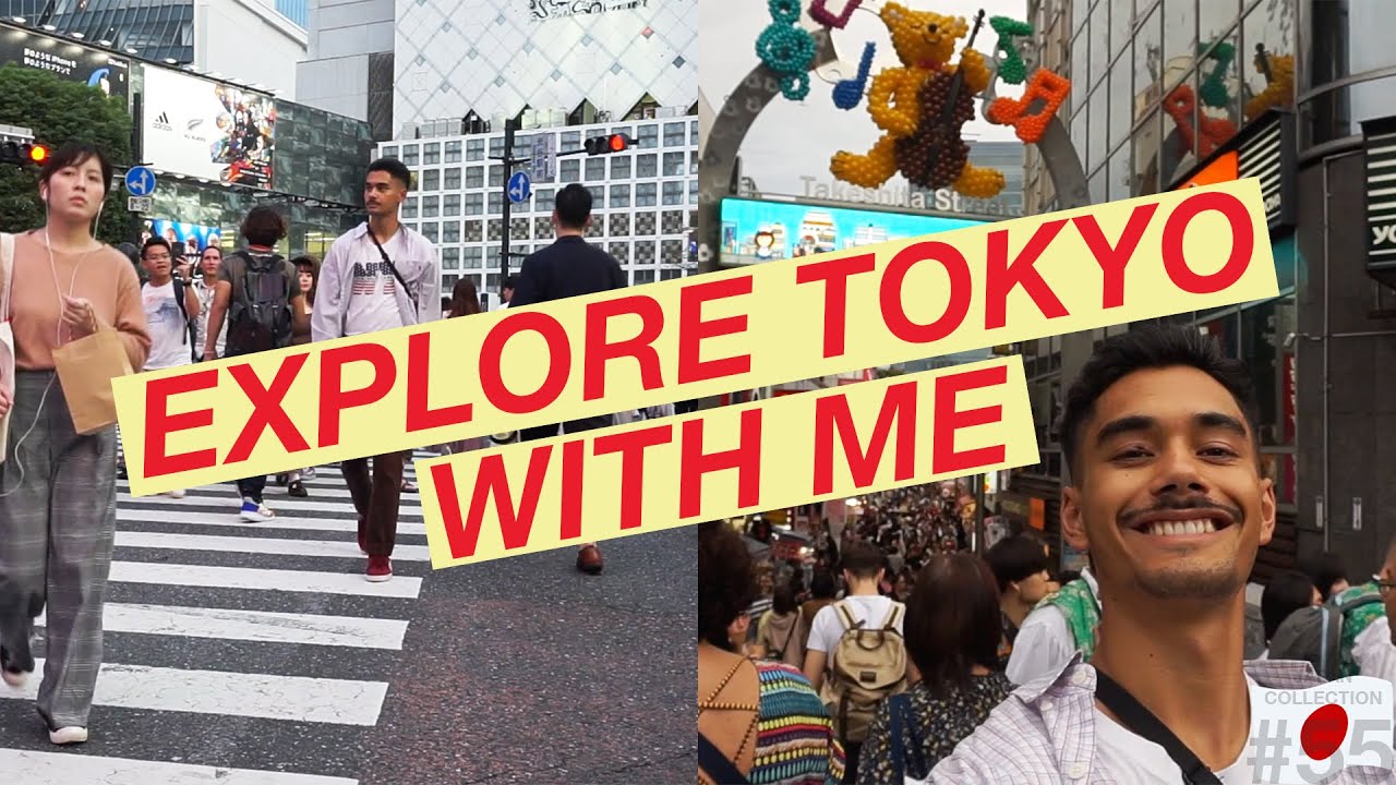 I'm in JAPAN! TOKYO TRAVEL VLOG, (First Time in Shinjuku, Harajuku + Shibuya)