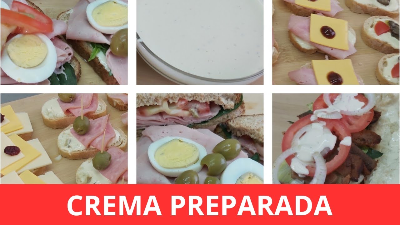 Crema preparada –aderezo-.- RecetasdeLuzMa