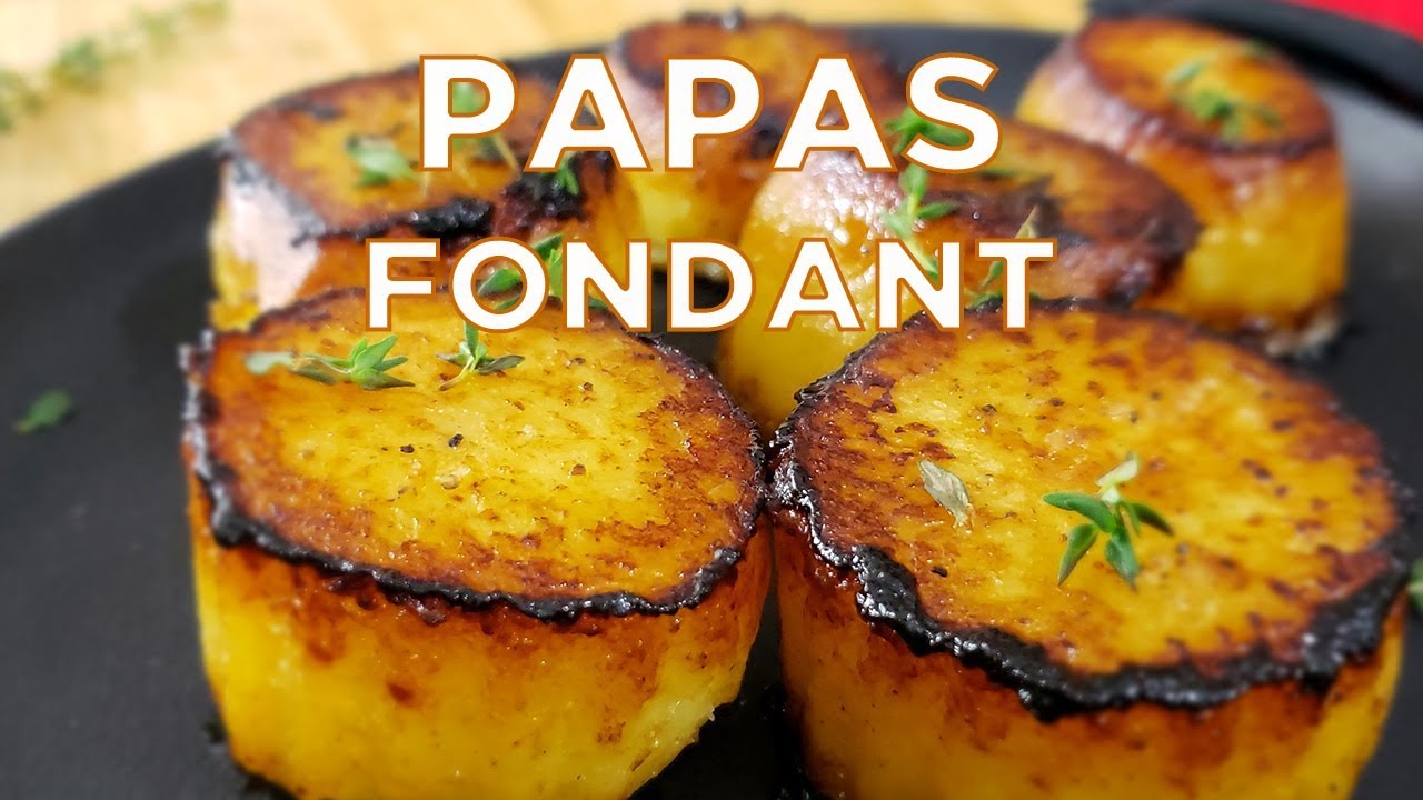 Como hacer Papas Fondant | Guarniciones