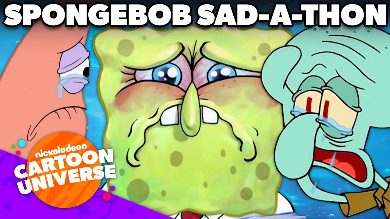 15 Minutes of SpongeBob's Saddest Moments 😭 | Nicktoons