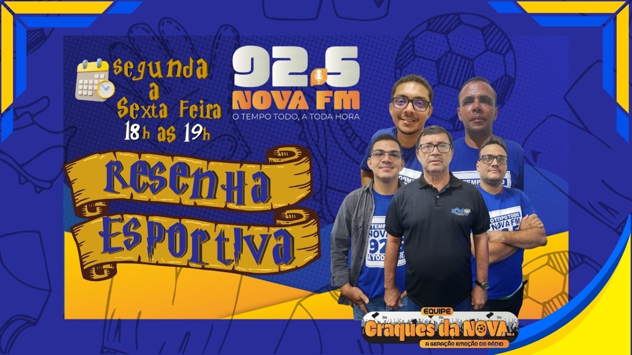 RESENHA ESPORTIVA - NOVA FM 92,5 - 09.02.2026