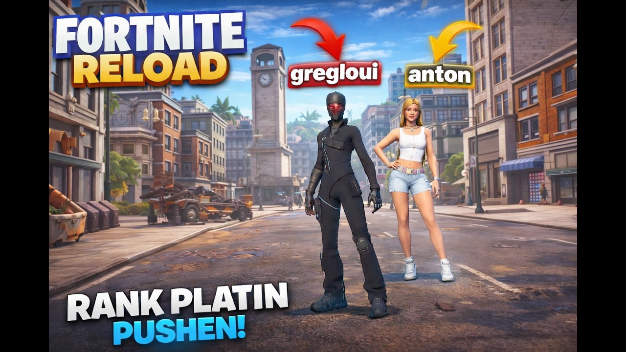 Fortnite Einranken mit Anton + auf Platin pushen
