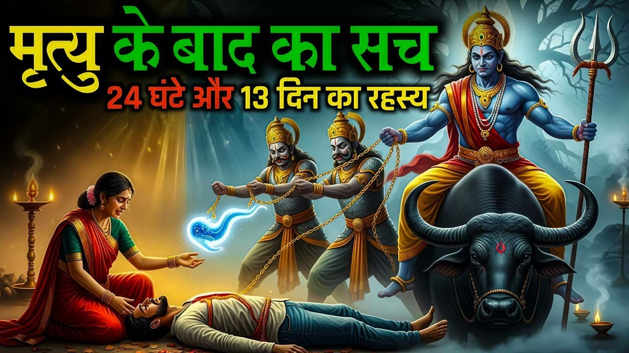 “मृत्यु के बाद आत्मा के साथ क्या होता है? | “After Death According to Garuda Purana #SoulJourney