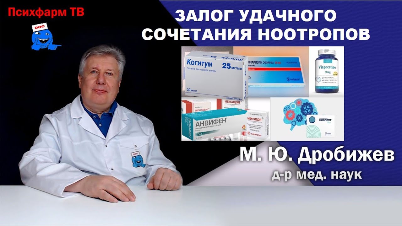 Залог удачного сочетания ноотропов.