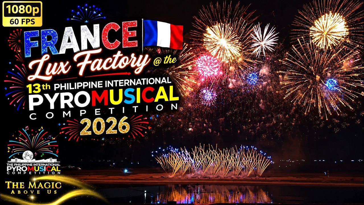 FRANCE 🇫🇷 | Lux Factory @ the 13th Philippine International Pyromusical Competition 2026