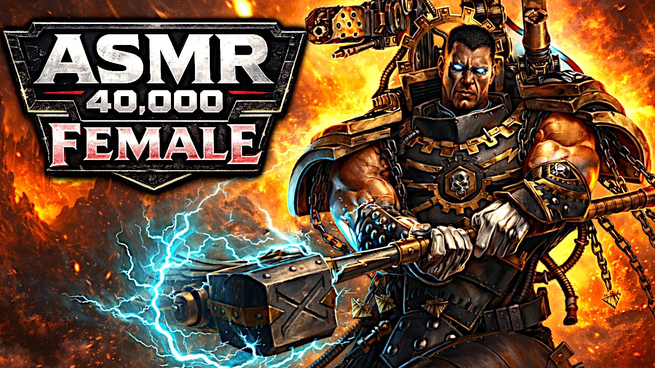 Female Warhammer Lore ASMR | Ferrus Manus and Iron Hands Explained | Whispered 40k To Sleep To