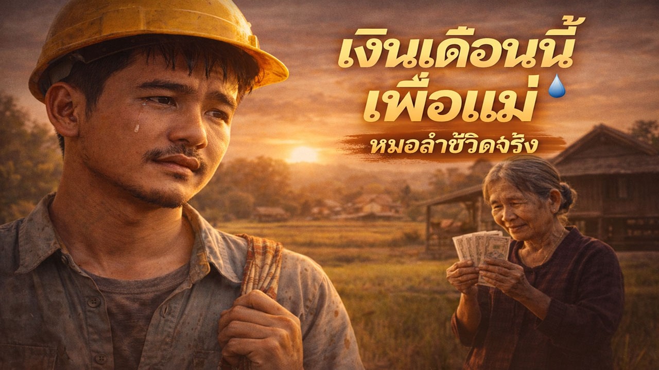 เงินเดือนนี้เพื่อแม่ 😢 | หมอลำชีวิตจริง ของลูกผู้สู้ชีวิต (Official Video)
