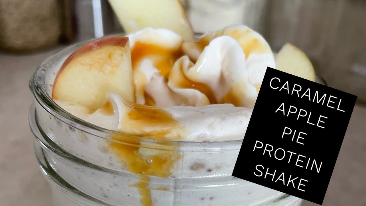 Caramel Apple Pie Protein Shake - 4 Weight Watchers points
