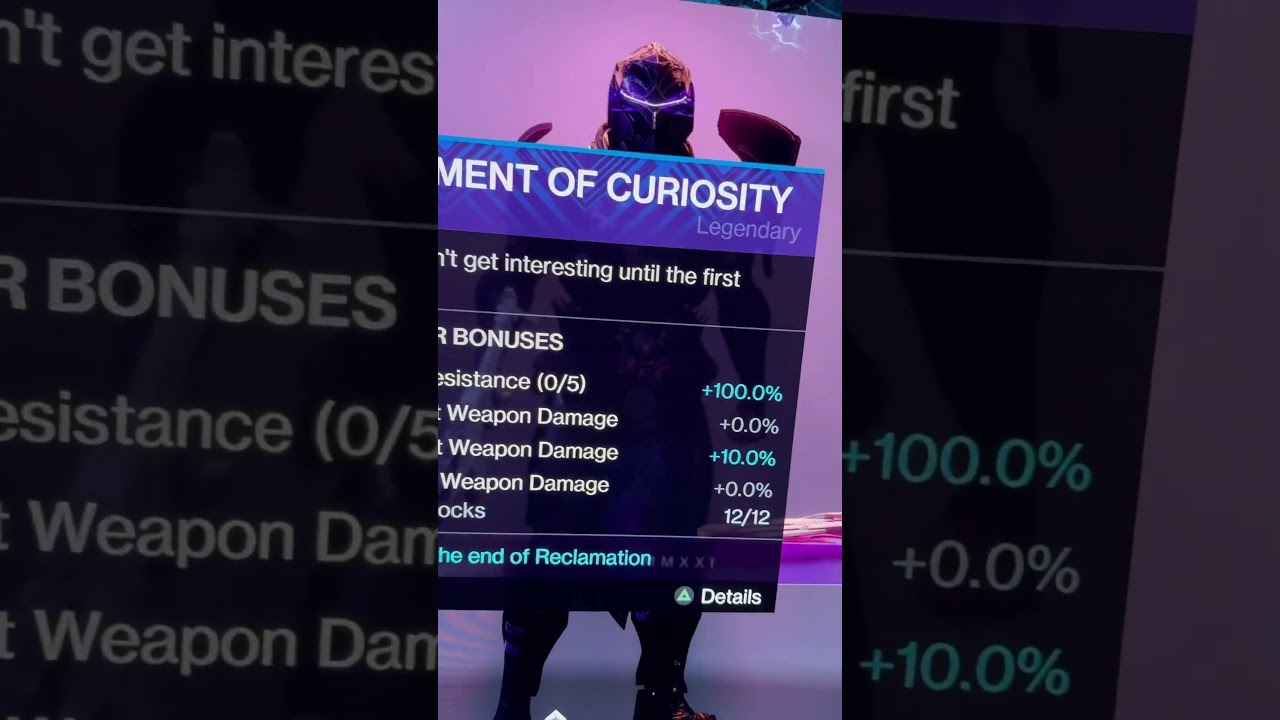 100 % DAMAGE  Resistance!!! #gaming #destiny2 #bungie #bungiedestiny2 #destiny2memes