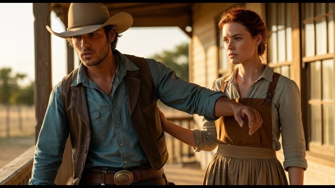 Her Uncle Raised A Whip Against Her, The Cowboy Caught His Arm And Said “Not Again”