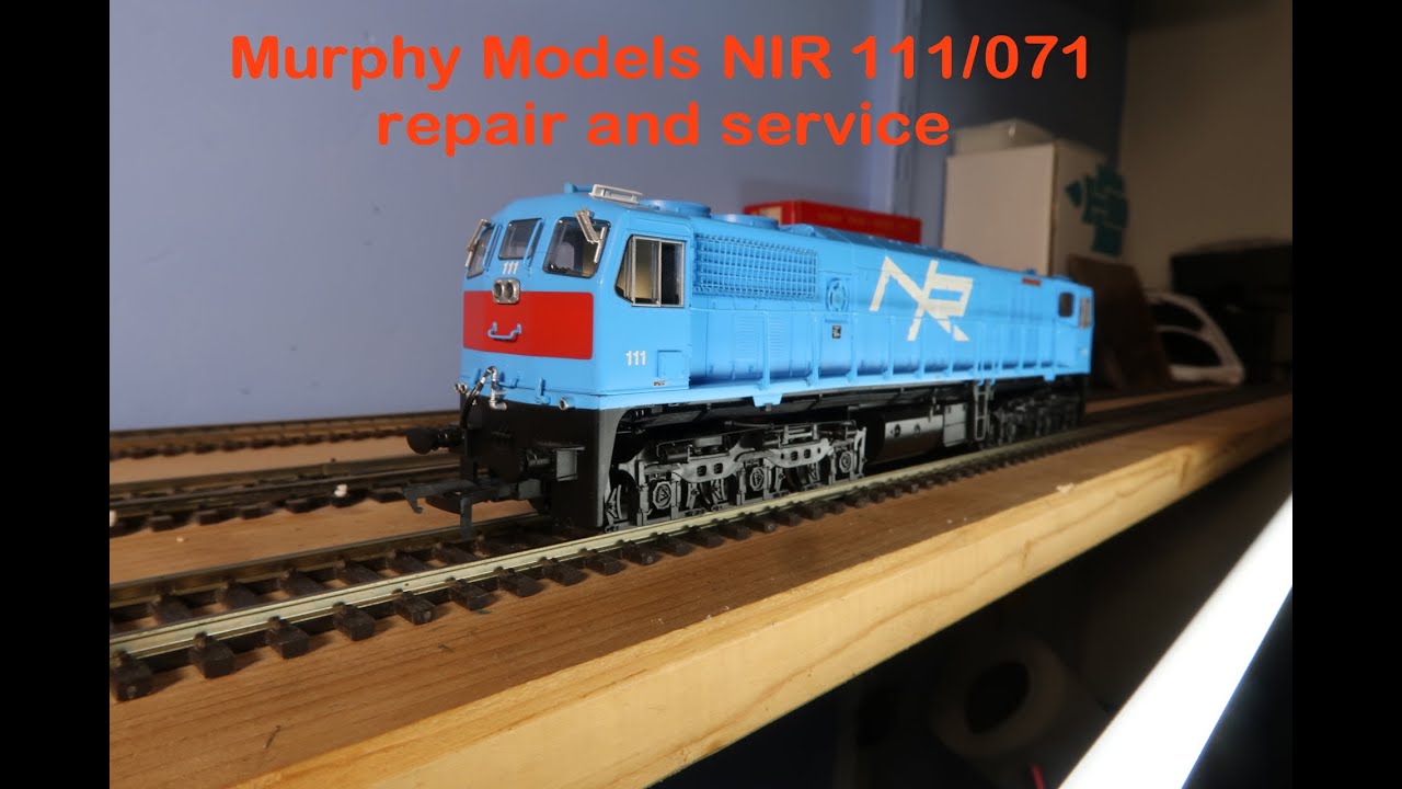 Murphy Models Class 071/ 111 NIR Blue repair and service. Model Railway video