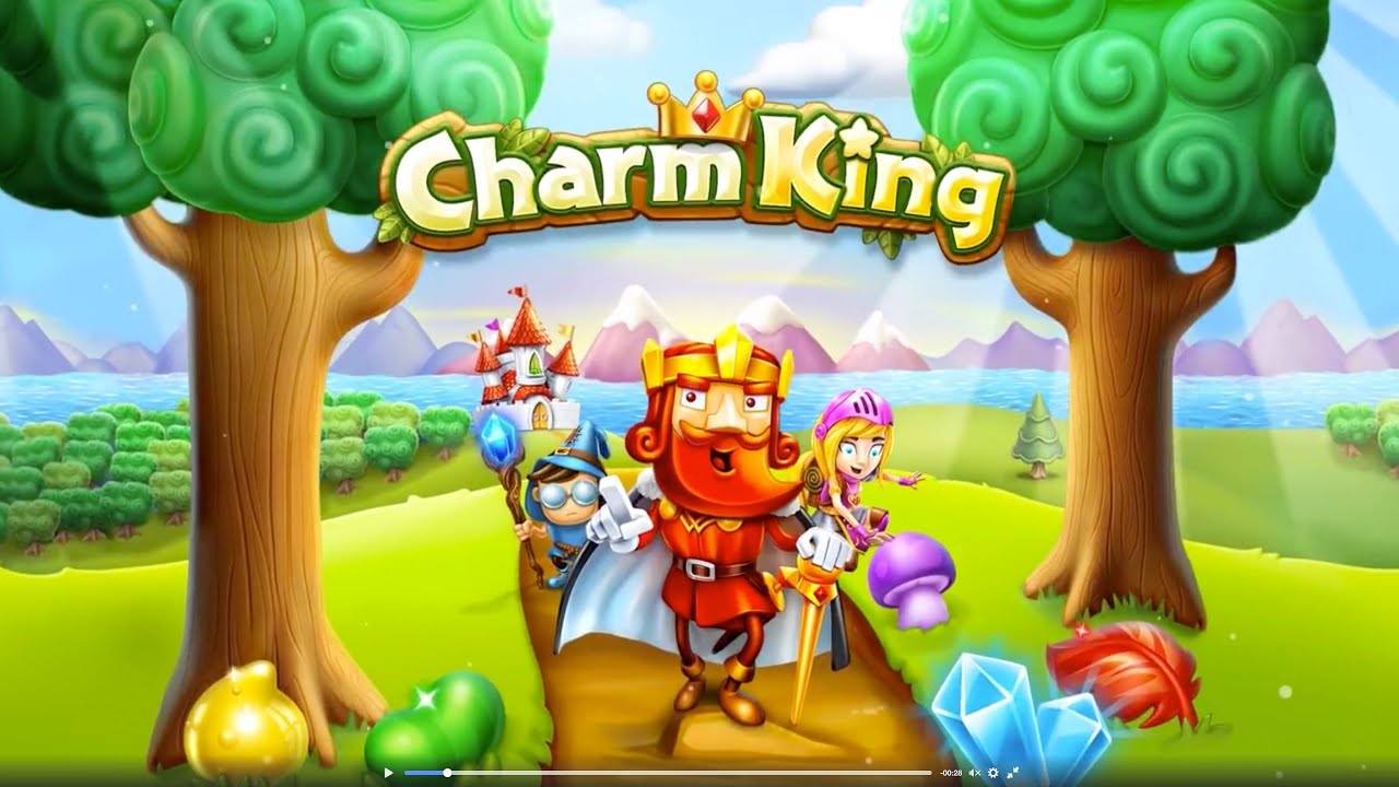 Charm King- By PlayQ Inc -Compatible with iPhone, iPad, and iPod touch.