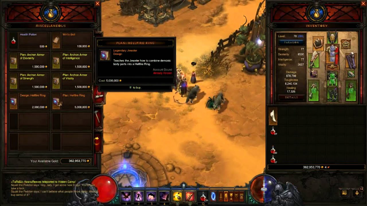 Diablo 3 - Hellfire Ring Guide - Reaper of Souls version