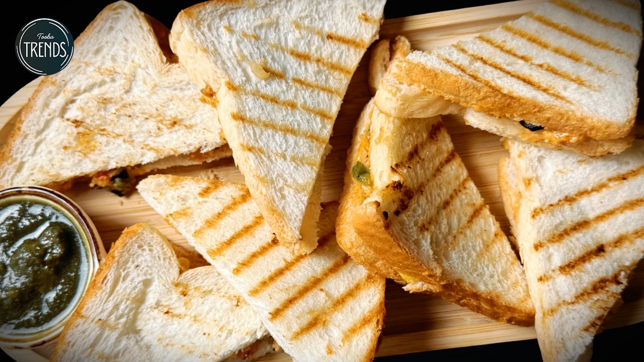 The Ultimate Grilled Sandwich Upgrade Recipe by Tooba Trends | Chicken-Cheese-Veggies Magic