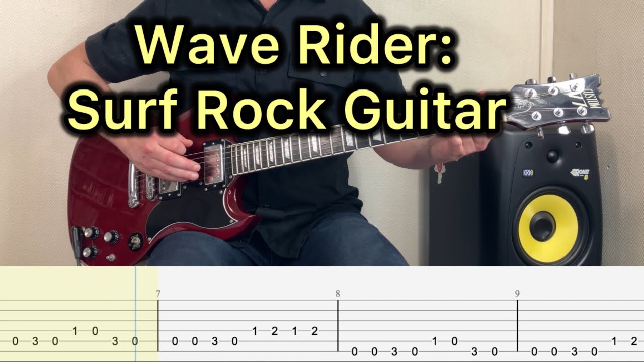 Wave Rider: Surf Rock Guitar Tutorial + Tabs