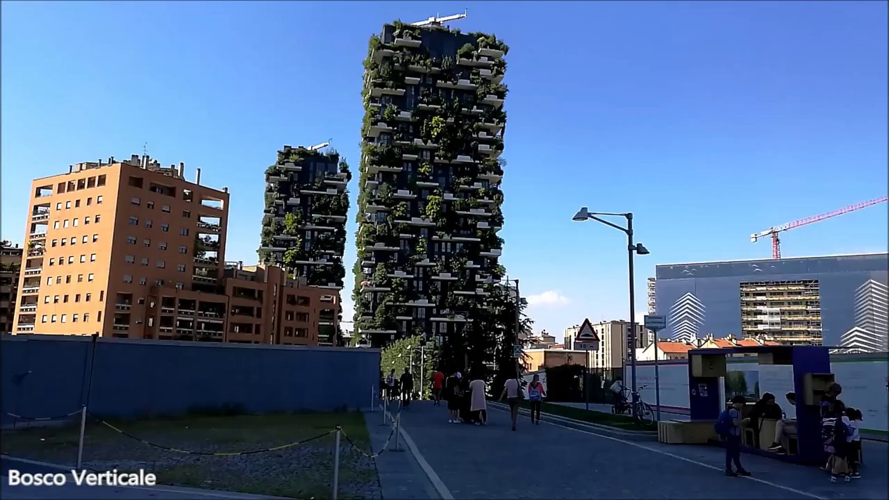 Bosco Verticale, Piazza Gae Aulenti, UniCredit Pavilion, UniCredit Tower Milan Italy