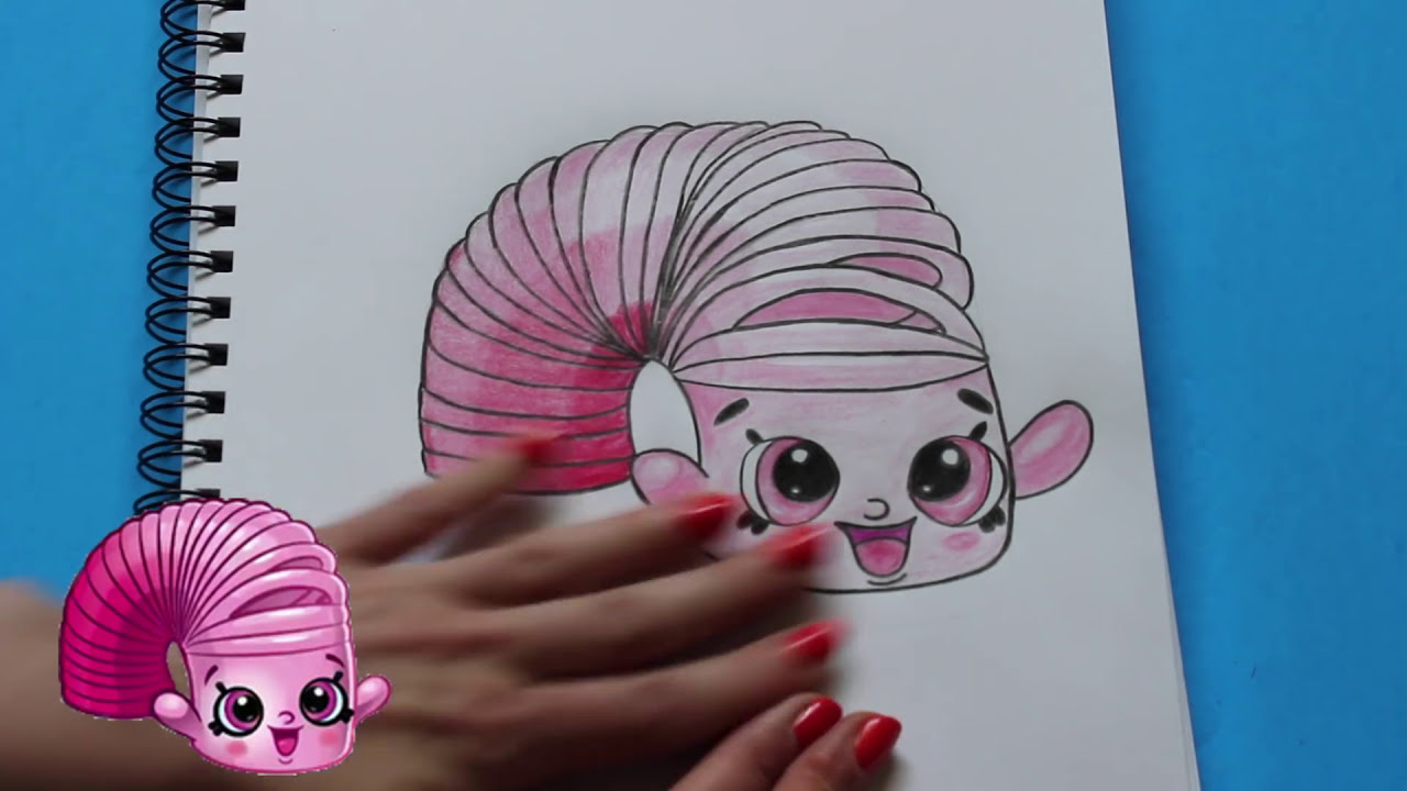How to Draw Shopkins Season 5 Lynne Spring Limited Edition Easy Step By Step