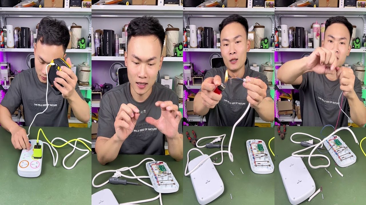 REVIEW Ổ CẮM ĐIỆN ĐA NĂNG GIÁ RẺ CẢNH BÁO NGUY CƠ CHÁY NỔ