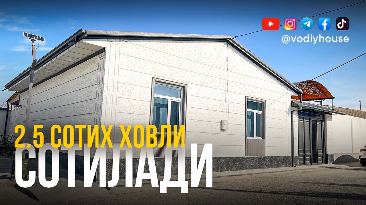 📍Фарғона шаҳар, 2,5 сотих ховли сотилади