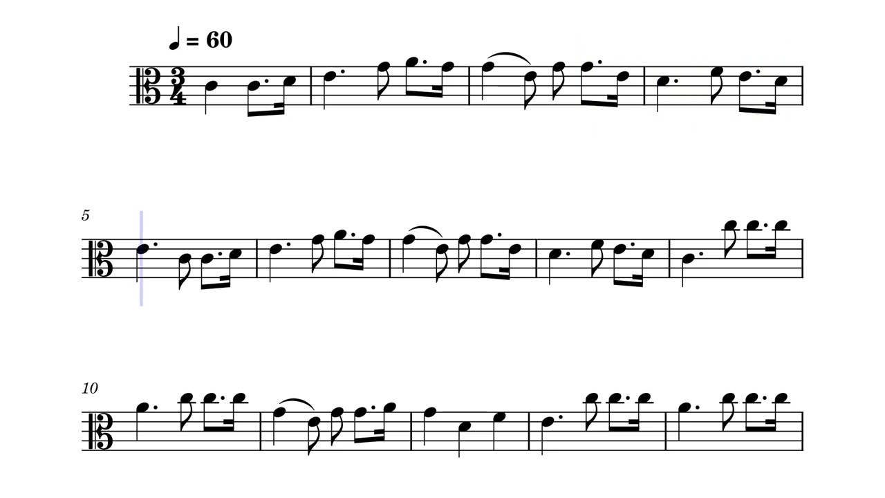 Himno #53 ¡Oh amor de Dios! partitura para 🎻 #viola #violist #hymn #christianmusic
