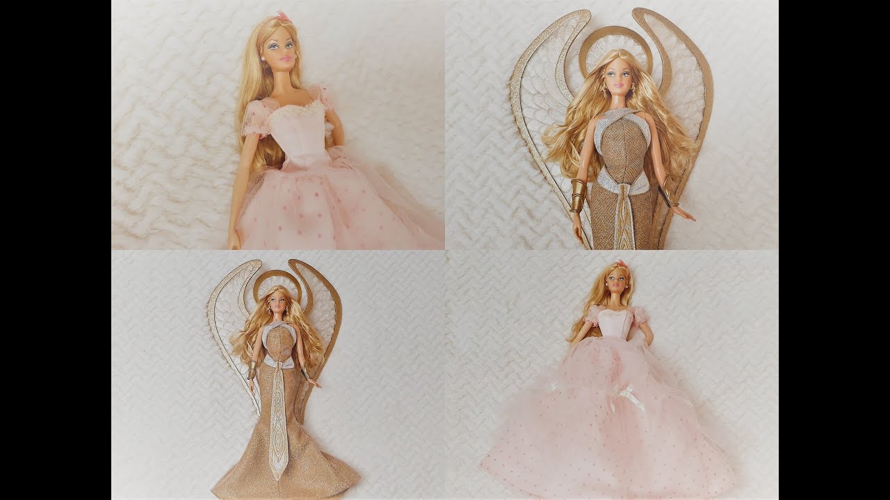 ❤️Barbie Birthday Wishes 2012 & Bob Mackie Holiday Angel -From Princess Mythical Creature STUNNING❤️