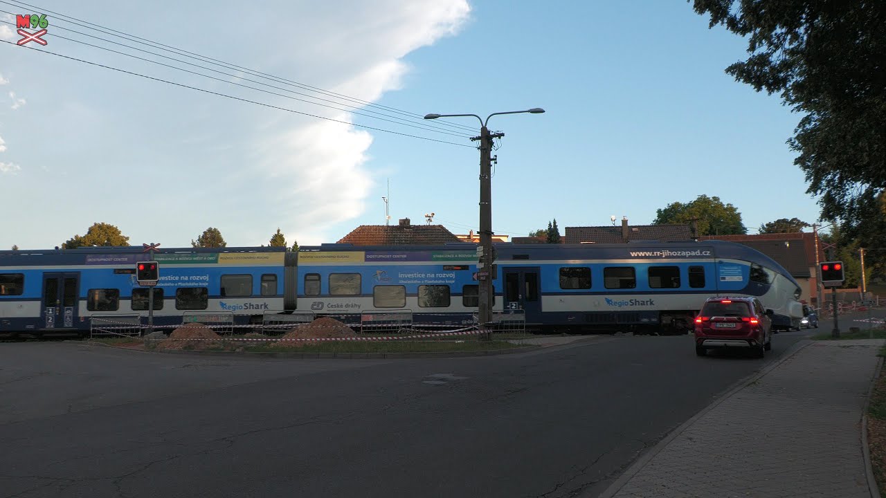 Železniční přejezdy Tlučná #1 + #2 [P600 + P601]  - 21.7.2025 / Czech railroad crossings