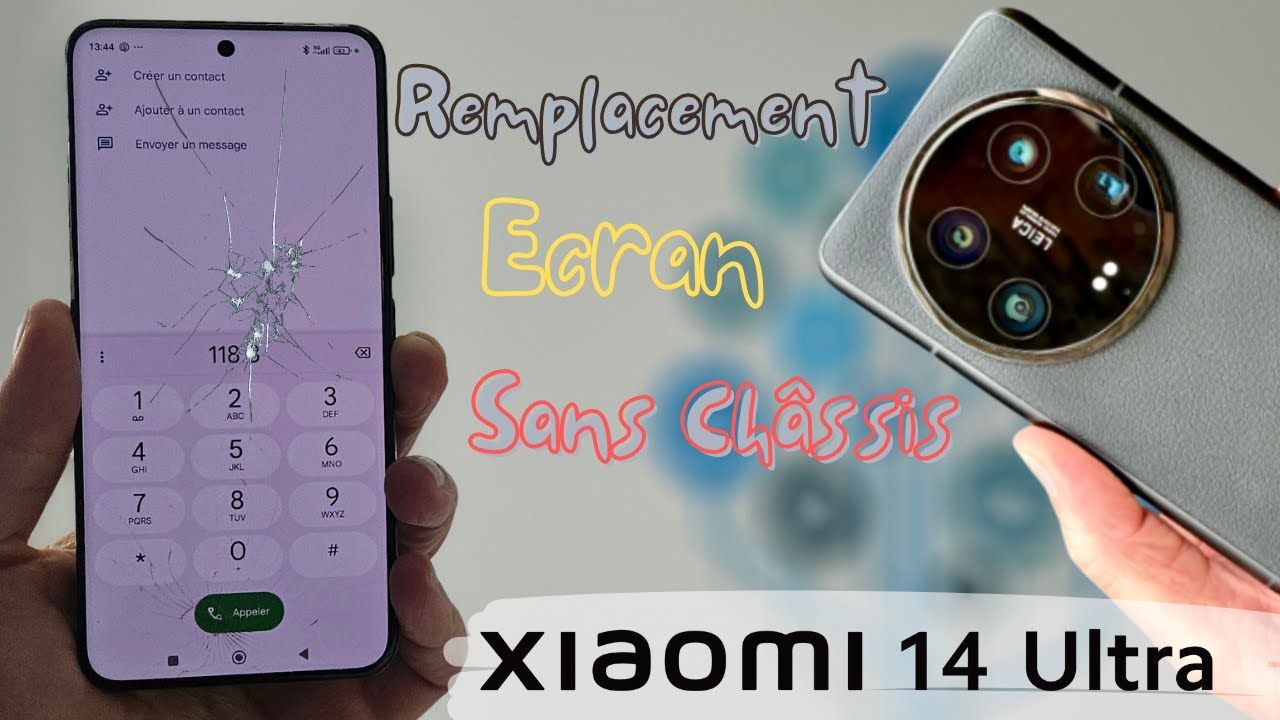 Remplacement de l'écran du Xiaomi 14 Ultra - Écran Original, Sans Châssis