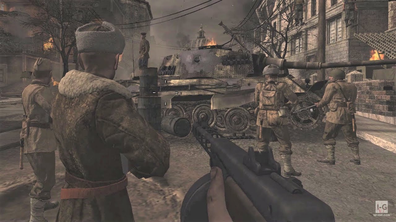 WW2 - Soviet Army at the Reichstag - Berlin - Call of Duty World at War
