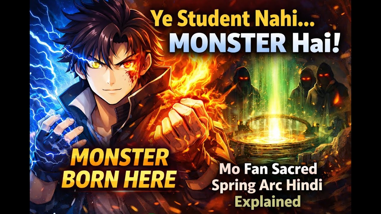 Dual Element Mage Mo Fan, Sacred Spring Arc Complete Hindi Explanation#animeexplained#newanimeseries