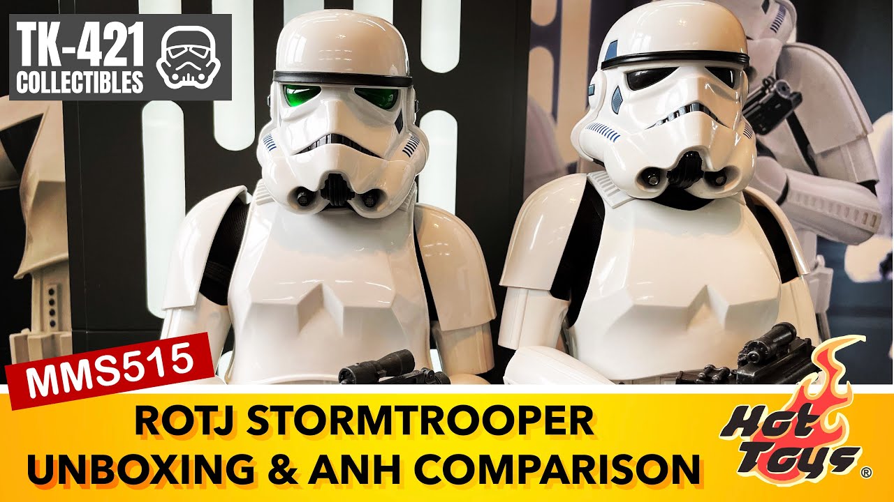 Hot Toys MMS515 Stormtrooper (Deluxe) Unboxing and Comparison with A New Hope Stormtrooper!