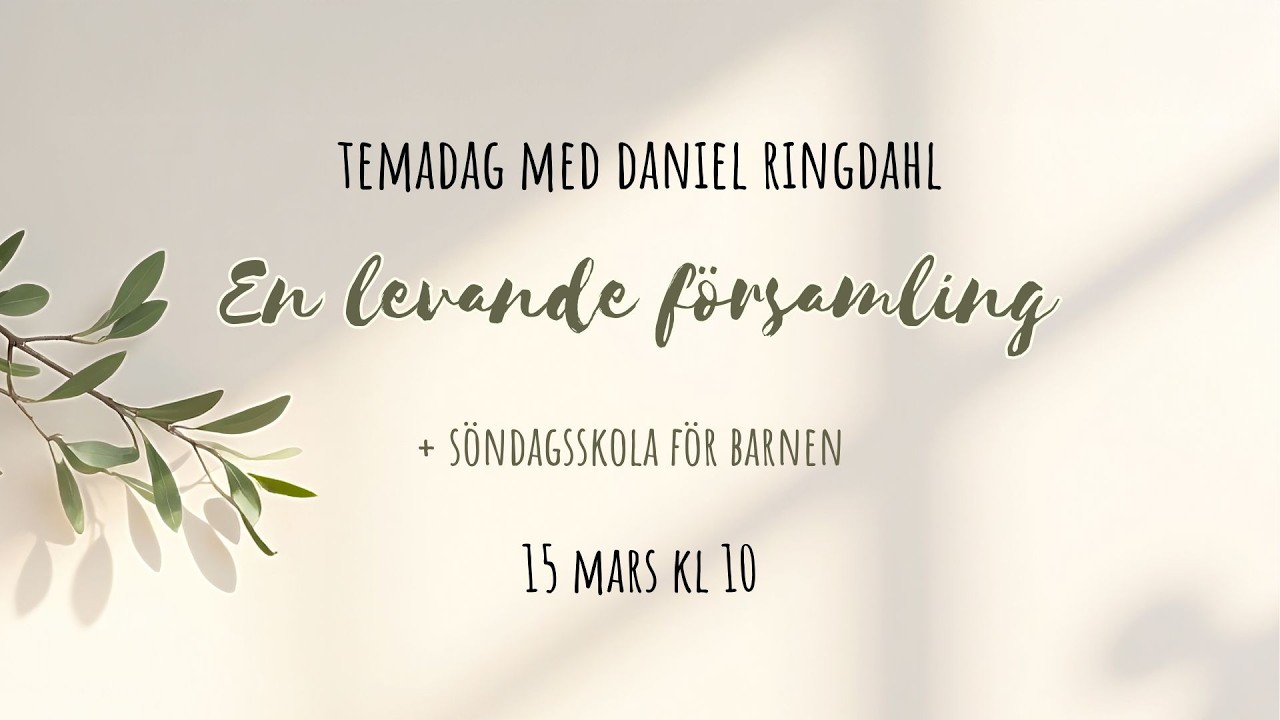En levande församling - Daniel Ringdahl