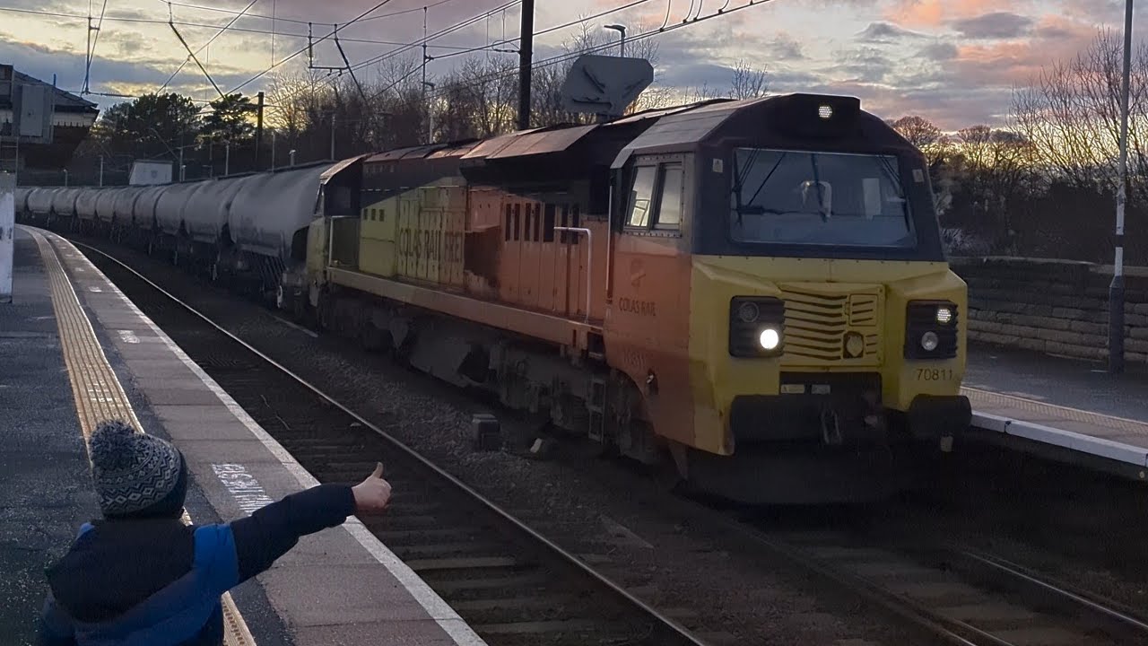 Tommy's Trains - Morpeth with Two Freight Trains