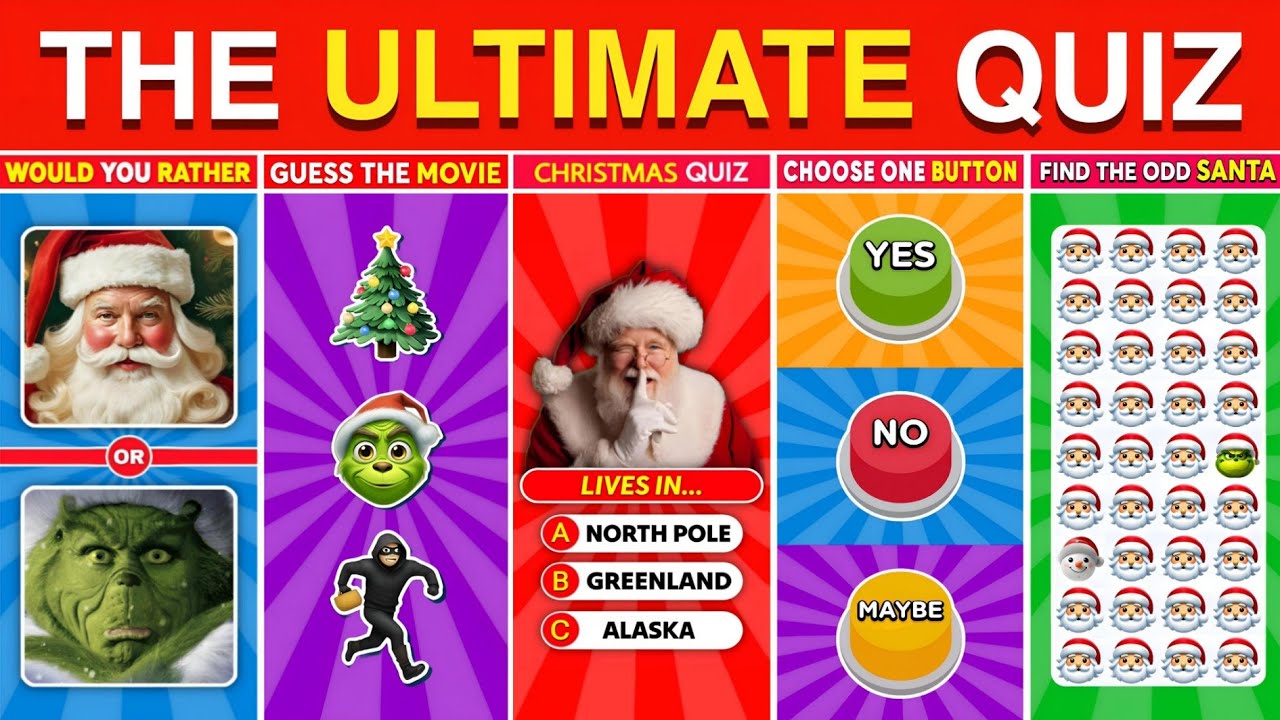 The Ultimate Christmas Quiz Challenge | 5 Fun Games to Test Your Holiday Spirit